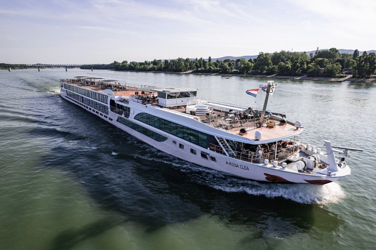 A-ROSA ALEA and A-ROSA CLEA made their debut for A-ROSA River Cruises this weekend. Photo: A-ROSA River Cruises