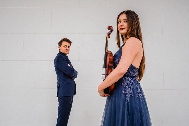 Talented classical musicians Zuzanna Budzyńska (violin) and Szymon Ogryzek (piano) have already made a name for themselves all over the world. Photo: Alex Michel
