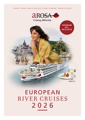 The 2026 A-ROSA River Cruise Brochure is now available in digital format. Photo: A-ROSA River Cruises