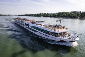 In 2025 A-ROSA CLEA calls Frankfurt her home port. Photo: A-ROSA River Cruises